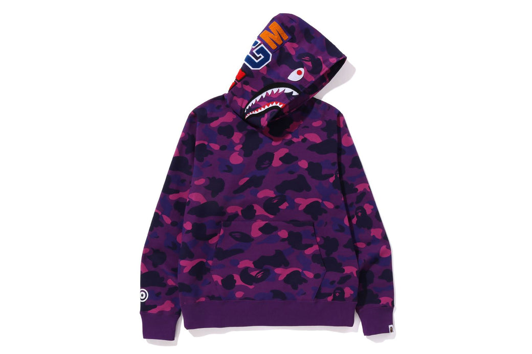 COLOR CAMO SHARK PULLOVER HOODIE | bape.com