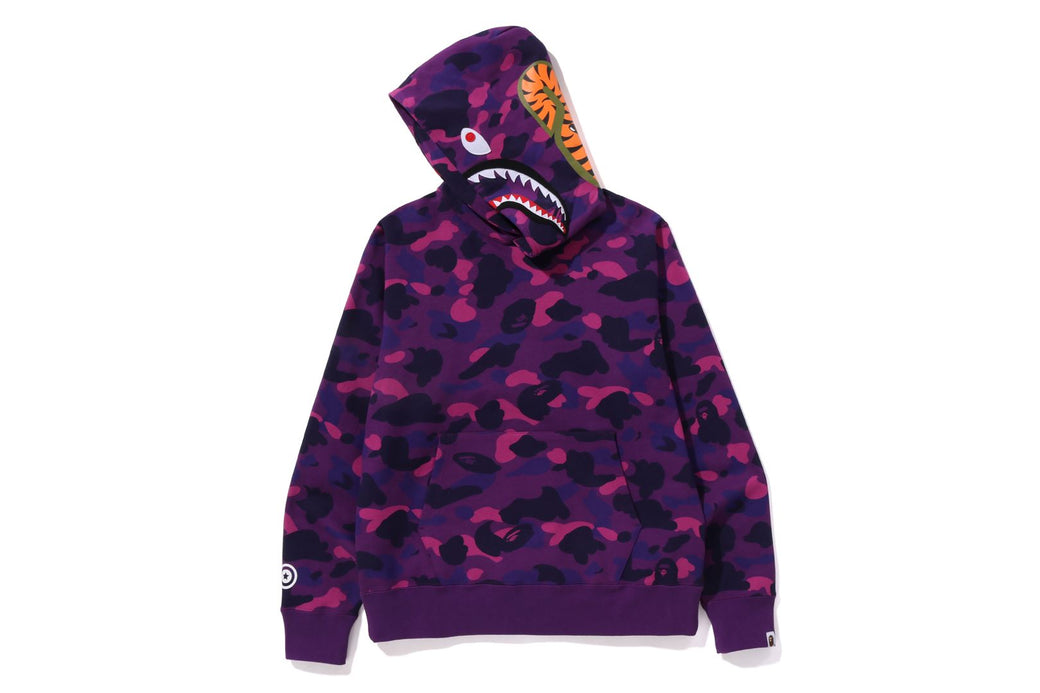 COLOR CAMO SHARK PULLOVER HOODIE | bape.com