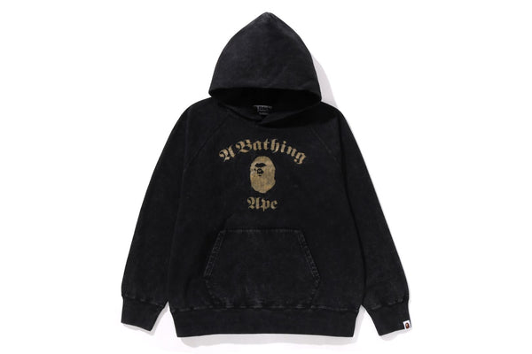 A BATHING APE OVERDYE PULLOVER RELAXED FIT HOODIE