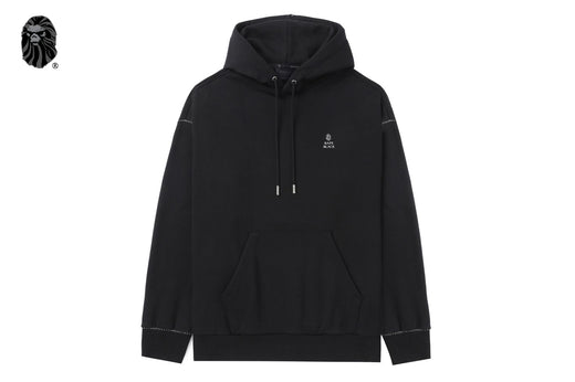 BAPE BLACK METAL LOGO HOODIE