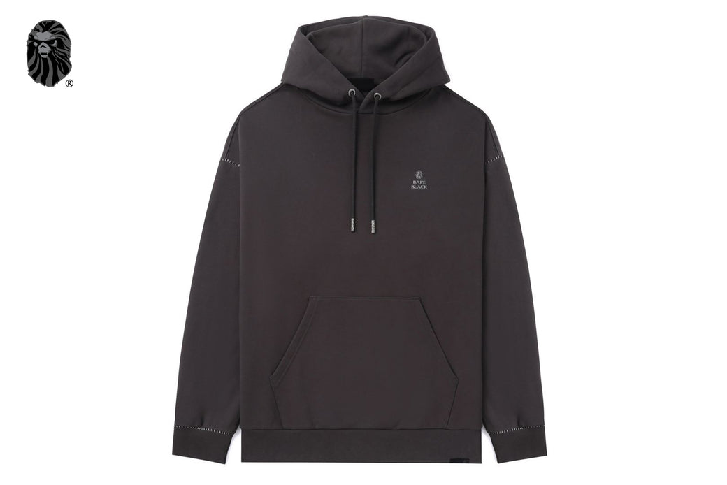 BAPE BLACK METAL LOGO HOODIE | bape.com