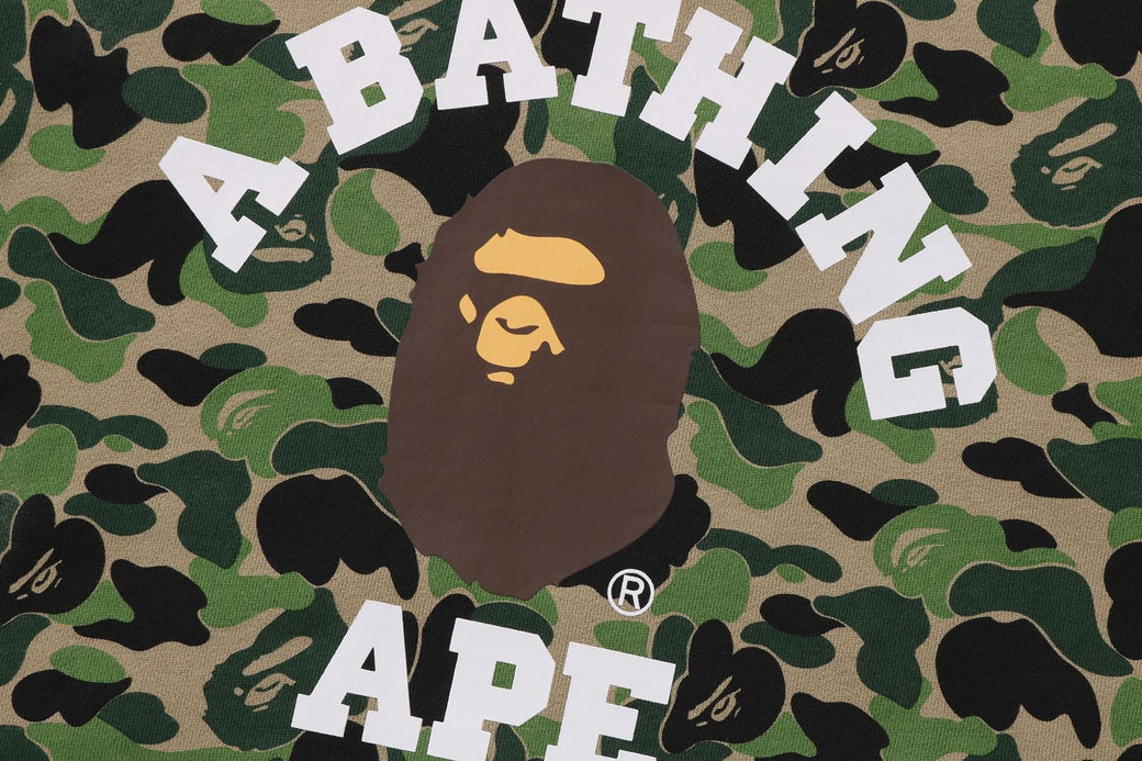 ABC CAMO COLLEGE PULLOVER HOODIE | bape.com