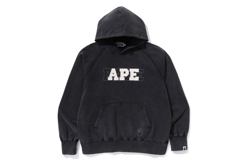 【A BATHING APE】3色展開 WASHED EFFECT FIT PULLOVER HOODIE WASHED EFFECT RELAXED FIT PULLOVER HOODIE | bape.com