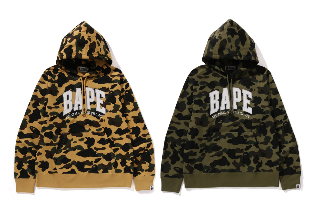 1ST CAMO BAPE PULLOVER HOODIE