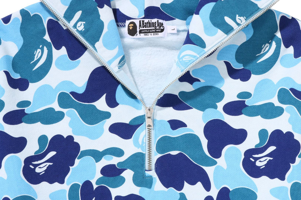 Bape half zip pullover hoodie best sale