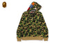 ABC CAMO SHARK HALF ZIP PULLOVER HOODIE