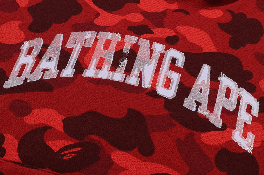 COLOR CAMO PULLOVER HOODIE bape