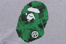 FLORAL SOLID CAMO APE HEAD RELAXED FIT PULLOVER HOODIE