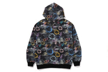 FLORAL CAMO PATTERN RELAXED FIT PULLOVER HOODIE