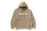 GARMENT DYE BATHING APE LOGO RELAXED FIT PULLOVER HOODIE