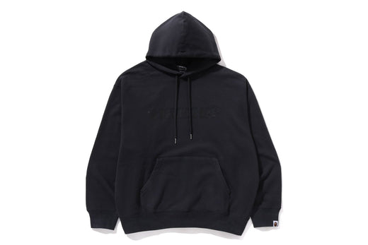 GARMENT DYE BATHING APE LOGO RELAXED FIT PULLOVER HOODIE