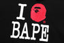 I LOVE BAPE PULLOVER HOODIE