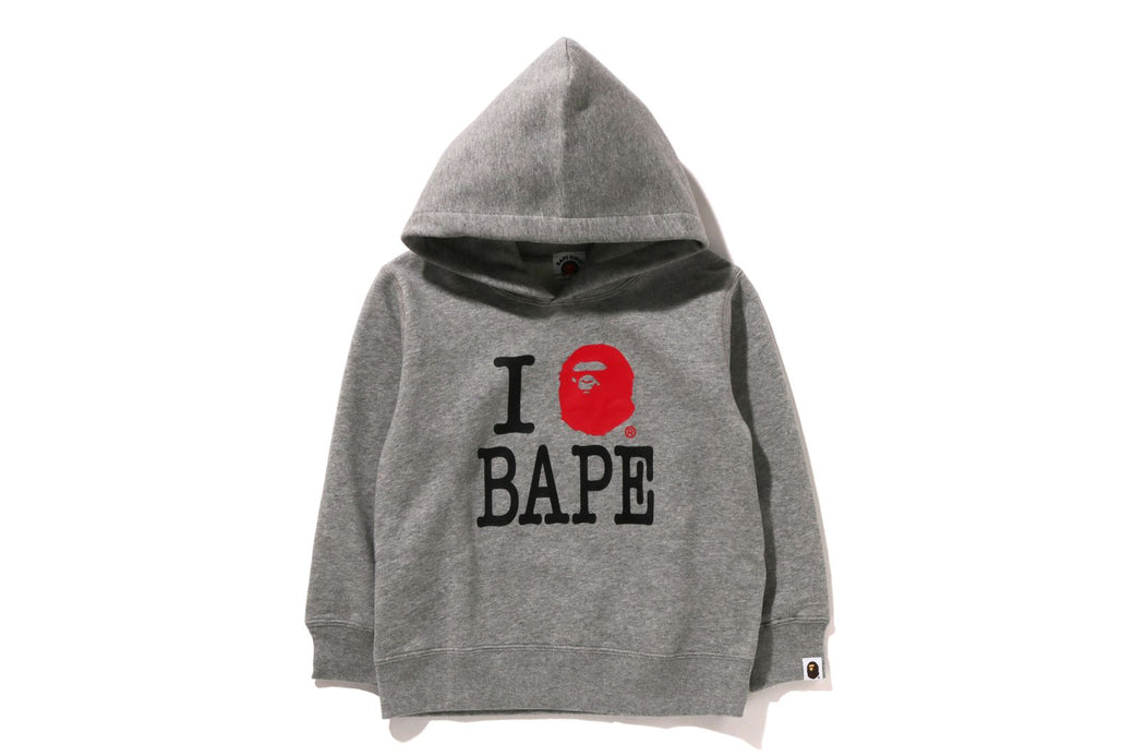 I LOVE BAPE SWEATER HOODIE