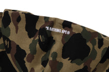 1ST CAMO JACQUARD ONE POINT RELAXED FIT PULLOVER HOODIE