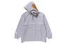 SHARK LOGO HALF ZIP RELAXED FIT PULLOVER HOODIE