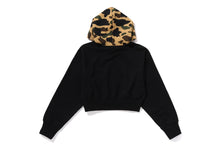 1ST CAMO CROPPED PULLOVER HOODIE