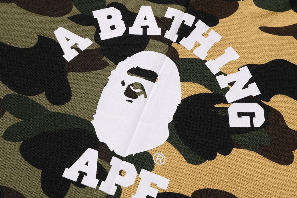 【A BATHING APE】1ST CAMO SEPARATE PULLOVER HOODIE UNISEX 1ST CAMO BRUSH COLLEGE PULLOVER HOODIE MENS – eu.bape.com