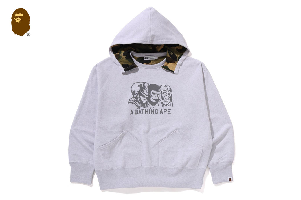 A BATHING APE DOUBLE FACE PULLOVER HOODIE BAPE LEGACY | bape.com