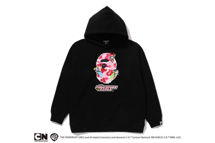 【 THE POWERPUFF GIRLS X BAPE 】APE HEAD PULLOVER HOODIE