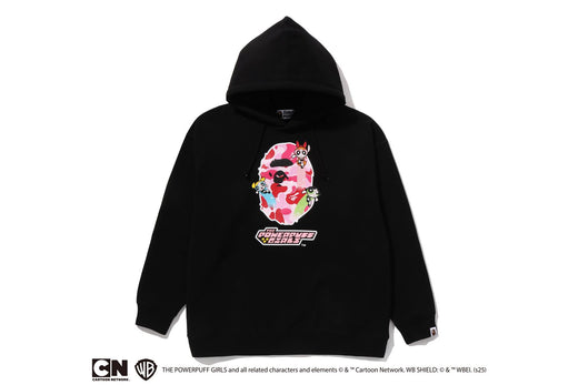 【 THE POWERPUFF GIRLS X BAPE 】APE HEAD PULLOVER HOODIE