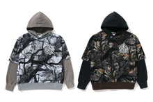 TREE EDGE CAMO LAYERED PULLOVER HOODIE