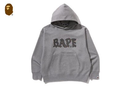 COLOR STONE BAPE RELAXED FIT PULLOVER HOODIE