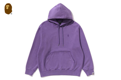 GARMENT DYE ONE POINT RELAXED FIT PULLOVER HOODIE