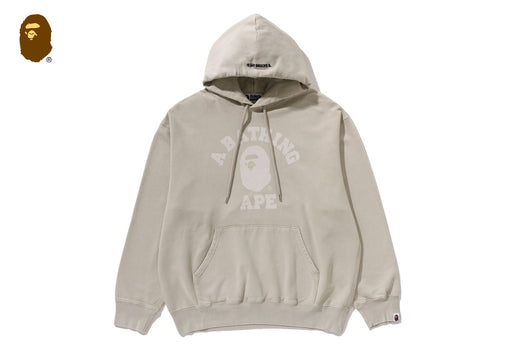 GARMENT DYE COLLEGE PULLOVER HOODIE