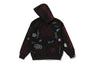 ALLOVER PRINT RELAXED FIT PULLOVER HOODIE