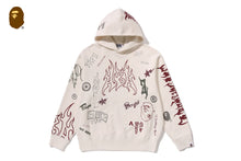 ALLOVER PRINT RELAXED FIT PULLOVER HOODIE