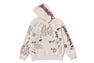 ALLOVER PRINT RELAXED FIT PULLOVER HOODIE