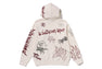 ALLOVER PRINT RELAXED FIT PULLOVER HOODIE
