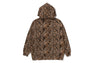 WILD LEOPARD PATTERN CRYSTAL BAPE PULLOVER HOODIE