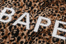 WILD LEOPARD PATTERN CRYSTAL BAPE PULLOVER HOODIE