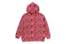 WILD LEOPARD PATTERN CRYSTAL BAPE PULLOVER HOODIE