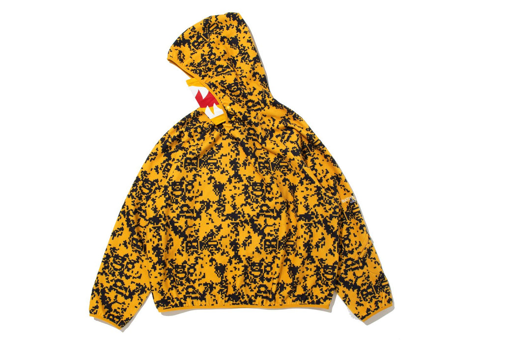 BAPE BY KAZUKI KURAISHI 】 DIGITAL CAMO MOD SHARK HOODIE | bape.com