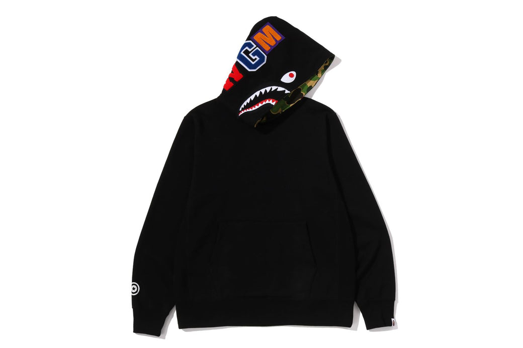 ABC CAMO SHARK PULLOVER HOODIE | bape.com