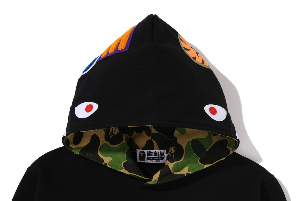 ABC CAMO SHARK PULLOVER HOODIE | bape.com