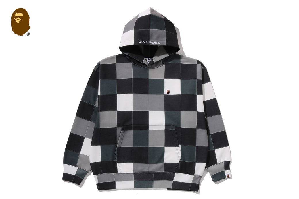 MULTI COLOR PATCHWORK PULLOVER HOODIE | bape.com