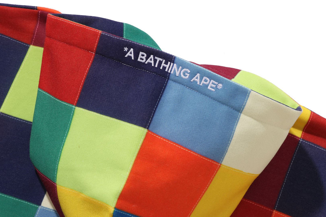 MULTI COLOR PATCHWORK PULLOVER HOODIE | bape.com