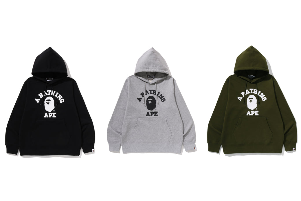 COLLEGE PULLOVER HOODIE | bape.com
