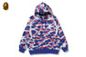 SCREEN CAMO FOOTBALL LOGO RELAXED FIT PULLOVER HOODIE