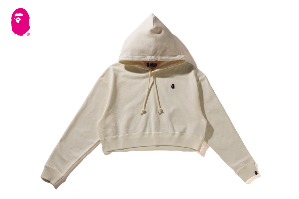 APE HEAD ONE POINT CROPPED PULLOVER HOODIE | bape.com