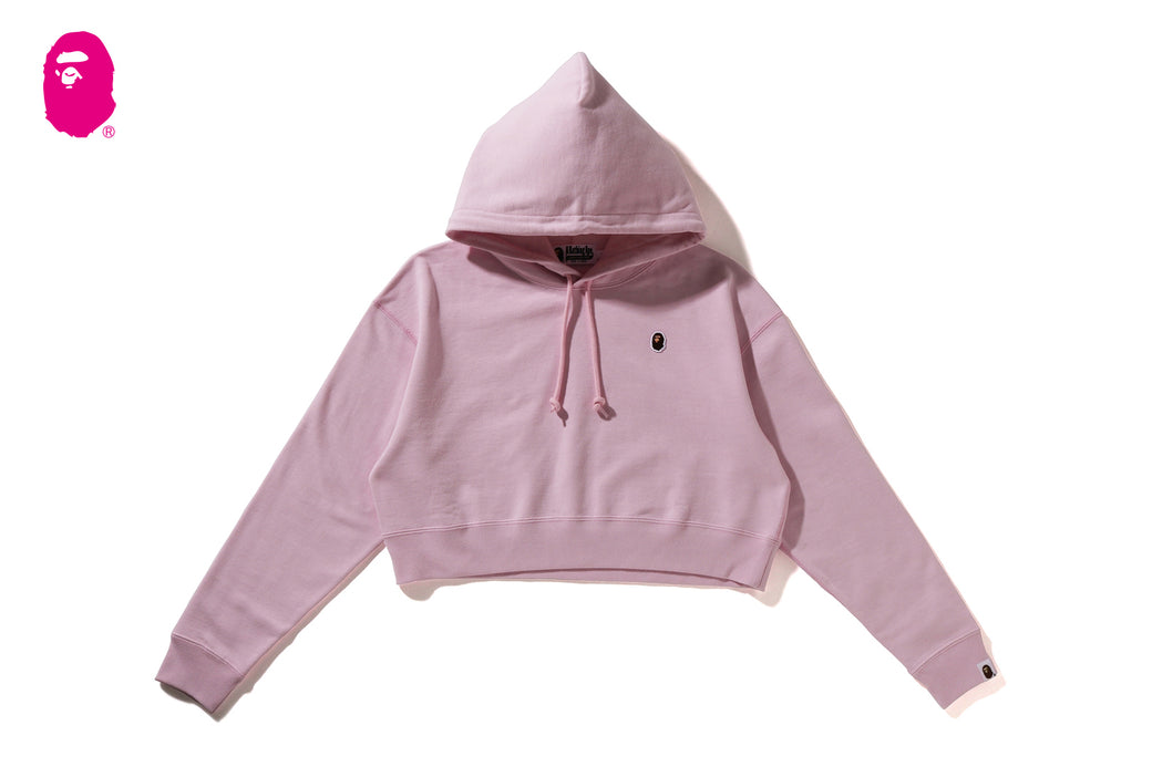 APE HEAD ONE POINT CROPPED PULLOVER HOODIE | bape.com