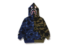 SPLIT CAMO SHARK RELAXED FIT PULLOVER HOODIE