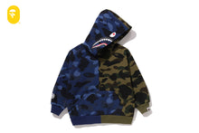 SPLIT CAMO SHARK RELAXED FIT PULLOVER HOODIE