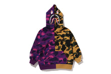 SPLIT CAMO SHARK RELAXED FIT PULLOVER HOODIE