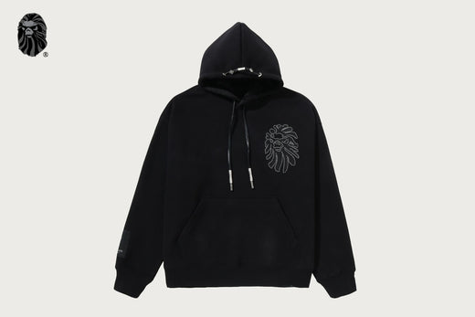 BAPE BLACK JADESTONE ORNAMENT HOODIE