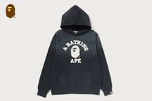 VINTAGE EFFECT COLLEGE PULLOVER HOODIE