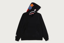 COLOR CAMO SHARK PULLOVER HOODIE